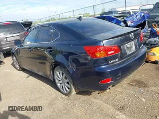 2008 Lexus IS 250 with VIN JTHCK262082023191, listed as a IAAI auction lot 42142085 with 227,697 mi miles. Bid and sale history available at carsss.com. Image 3.
