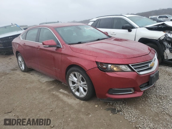 2015 Chevrolet Impala LT with VIN 2G1115SLXF9243487, listed as a Copart auction lot 49221245 with 192,235 mi miles and Salvage Title. Bid and sale history available at DreamBid. Image 4.