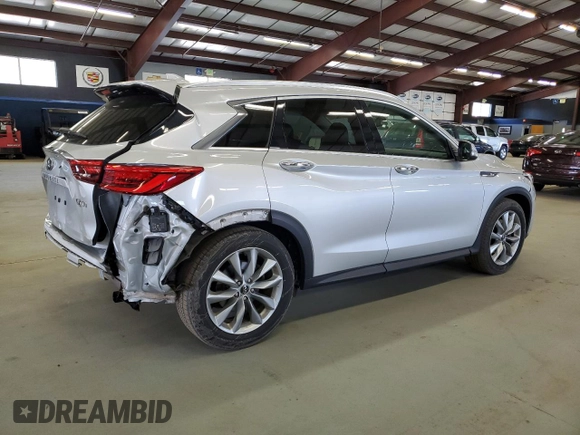 2019 Infiniti QX50 Luxe z VIN 3PCAJ5M3XKF128379, wystawiony jako Copart lot #55037095 z przebiegiem 83 906 mil mil oraz Szkoda całkowita • Salvage title. Historia ofert i sprzedaży dostępna na DreamBid. Obrazek 3.