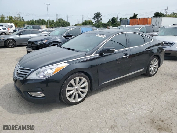 2014 Hyundai Azera Limited with VIN KMHFH4JGXEA424725, listed as a Copart auction lot 71467274 with 39,689 mi miles and Salvage Title. Bid and sale history available at carsss.com. Image 1.