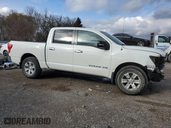 2018 Nissan Titan SV z VIN 1N6AA1EJ3JN524186, wystawiony jako Copart lot #81468294 z przebiegiem 72 350 mil mil oraz Szkoda całkowita • Salvage title. Historia ofert i sprzedaży dostępna na DreamBid. Obrazek 4.