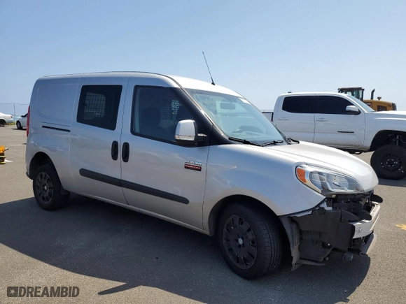2019 Ram ProMaster City Cargo Van Tradesman SLT with VIN ZFBHRFBB5K6M28109, listed as a Copart auction lot 57772054 with 45,814 mi miles and Salvage Title. Bid and sale history available at carsss.com. Image 4.
