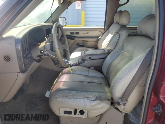 2002 GMC Yukon Denali z VIN 1GKEK63U02J118522, wystawiony jako Copart lot #52031995 z przebiegiem 166 332 mil mil oraz Szkoda całkowita • Salvage title. Historia ofert i sprzedaży dostępna na DreamBid. Obrazek 7.