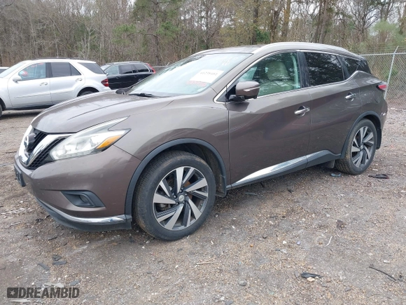 2015 Nissan Murano SL with VIN 5N1AZ2MG8FN284191, listed as a IAAI auction lot 41238481 with 83,902 mi miles. Bid and sale history available at carsss.com. Image 17.