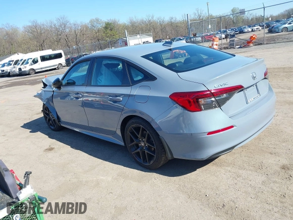2022 Honda Civic Sport z VIN 2HGFE2F55NH551068, wystawiony jako IAAI lot #41936465 z przebiegiem 26 665 mil mil oraz . Historia ofert i sprzedaży dostępna na DreamBid. Obrazek 3.
