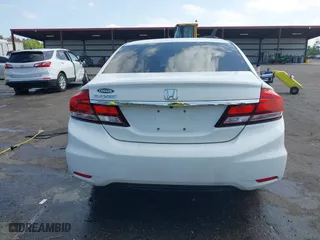 2013 Honda Civic Sdn LX with VIN 2HGFB2F57DH548566, listed as a IAAI auction lot 39173930 with 150,567 mi miles. Bid and sale history available at carsss.com. Image 16.