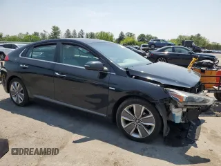 2017 Hyundai Ioniq Limited z VIN KMHC85LC4HU021247, wystawiony jako Copart lot #59724515 z przebiegiem Nie podano mil oraz Szkoda całkowita • Salvage title. Historia ofert i sprzedaży dostępna na DreamBid. Obrazek 4.