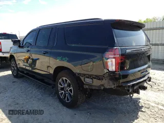 2022 Chevrolet Suburban Z71 with VIN 1GNSKDKD4NR356570, listed as a Copart auction lot 45645683 with 14,983 mi miles and . Bid and sale history available at DreamBid. Image 2.