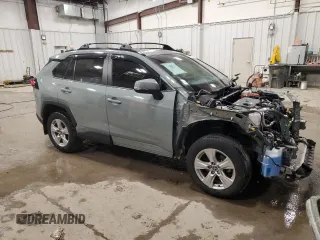 2021 Toyota RAV4 Hybrid XLE with VIN 2T3RWRFV3MW114637, listed as a Copart auction lot 85131224 with 53,126 mi miles and Salvage Title. Bid and sale history available at carsss.com. Image 4.