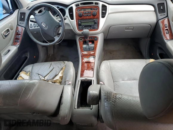 2004 Toyota Highlander с VIN JTEEP21A440054598, выставлен на аукционе Copart как лот 51638205 с пробегом Не указан миль и Списание • Salvage title. История ставок и продаж доступна на DreamBid. Изображение 8.