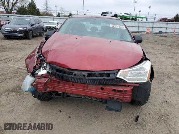 2010 Ford Focus SE with VIN 1FAHP3FN4AW118236, listed as a Copart auction lot 52704925 with 65,989 mi miles and Salvage Title. Bid and sale history available at DreamBid. Image 5.