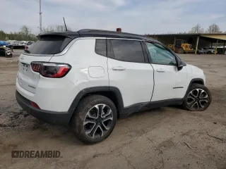 2023 Jeep Compass Limited с VIN 3C4NJDCN6PT573001, выставлен на аукционе Copart как лот 54737785 с пробегом 13 932 миль миль и Списание • Salvage title. История ставок и продаж доступна на DreamBid. Изображение 3.