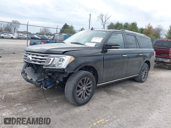 2021 Ford Expedition Max Limited with VIN 1FMJK1KT8MEA39760, listed as a IAAI auction lot 41699513 with 125,894 mi miles and . Bid and sale history available at DreamBid. Image 2.