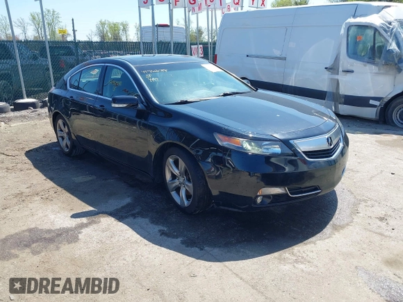 2012 Acura TL Tech Auto with VIN 19UUA9F53CA004033, listed as a IAAI auction lot 41963088 with 69,863 mi miles. Bid and sale history available at carsss.com. Image 1.