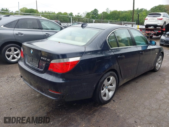 2007 BMW 5 Series 530xi with VIN WBANF735X7CU24974, listed as a IAAI auction lot 42705471 with 79,456 mi miles and . Bid and sale history available at DreamBid. Image 4.