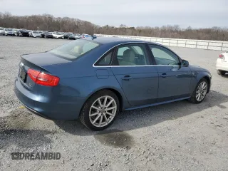 2015 Audi A4 Premium Plus with VIN WAUFFAFL7FN020965, listed as a Copart auction lot 45794985 with 136,897 mi miles and Salvage Title. Bid and sale history available at carsss.com. Image 3.