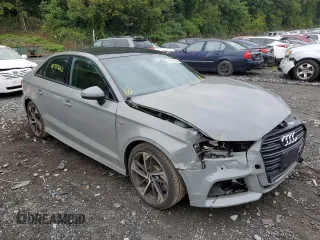2021 Audi A3 Sedan S line Premium with VIN WAUBEGFF3LA097947, listed as a Copart auction lot 68297663 with 47,633 mi miles and Salvage Title. Bid and sale history available at carsss.com. Image 4.