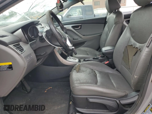 2012 Hyundai Elantra Limited with VIN KMHDH4AE3CU277052, listed as a Copart auction lot 65641075 with 286,209 mi miles and Clean title. Bid and sale history available at DreamBid. Image 7.