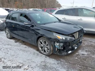 2019 Hyundai Elantra GT N Line with VIN KMHH55LC4KU106319, listed as a IAAI auction lot 41558311 with 70,344 mi miles. Bid and sale history available at carsss.com. Image 1.