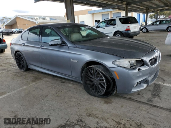 2014 BMW 5 Series 528i with VIN WBA5A5C50ED508781, listed as a Copart auction lot 52254235 with 368,416 mi miles and Clean Title. Bid and sale history available at DreamBid. Image 4.