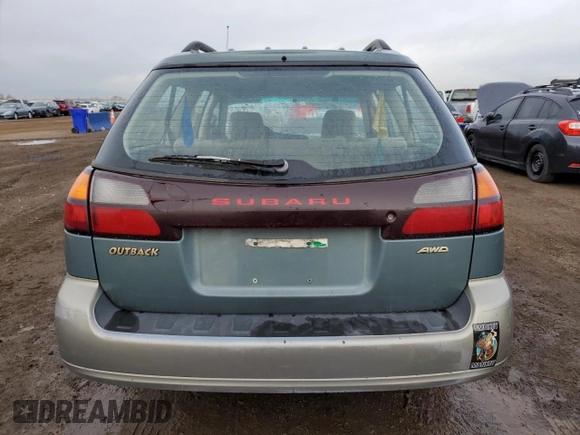2005 Subaru Legacy Outback with VIN 4S3BH665217634801, listed as a Copart auction lot 51384575 with 187,110 mi miles and Non repairable. Bid and sale history available at DreamBid. Image 6.