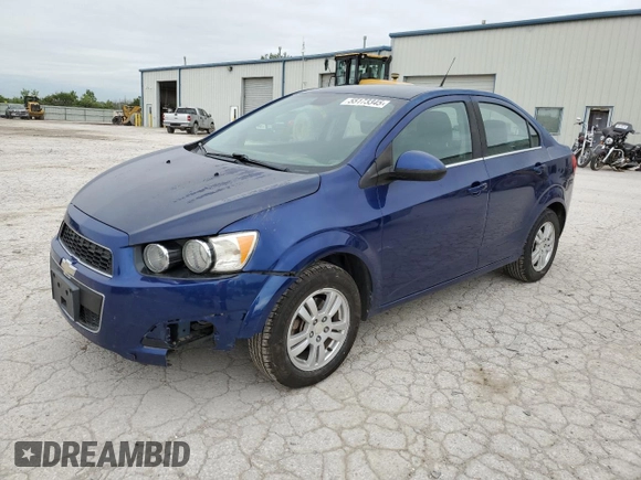 2013 Chevrolet Sonic LT with VIN 1G1JC5SH4D4204450, listed as a Copart auction lot 55173345 with 135,604 mi miles and Clean Title. Bid and sale history available at DreamBid. Image 1.