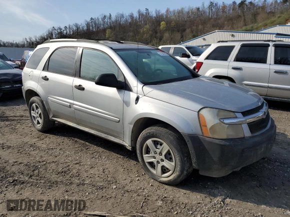 2005 Chevrolet Equinox LS with VIN 2CNDL23F756113362, listed as a Copart auction lot 51500505 with Not Provided miles and Salvage Title. Bid and sale history available at DreamBid. Image 4.