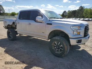 2015 Ford F-150 XLT with VIN 1FTEW1EP2FFA10034, listed as a Copart auction lot 52942855 with 151,266 mi miles and Clean title. Bid and sale history available at DreamBid. Image 4.
