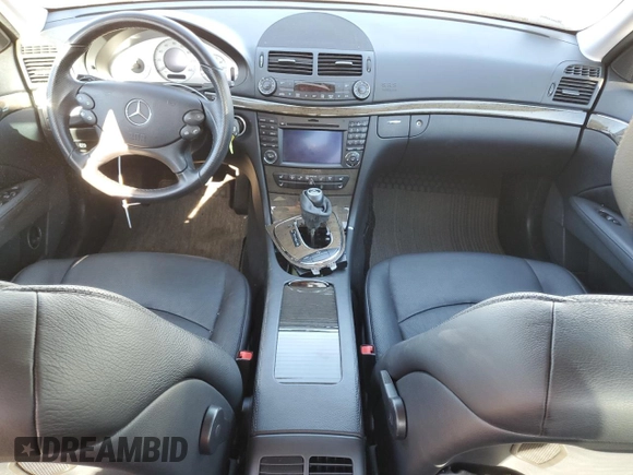 2009 Mercedes-Benz E-Class Sport 5.5L with VIN WDBUF72X19B360607, listed as a Copart auction lot 88750185 with 0 mi miles and Salvage Title. Bid and sale history available at carsss.com. Image 8.