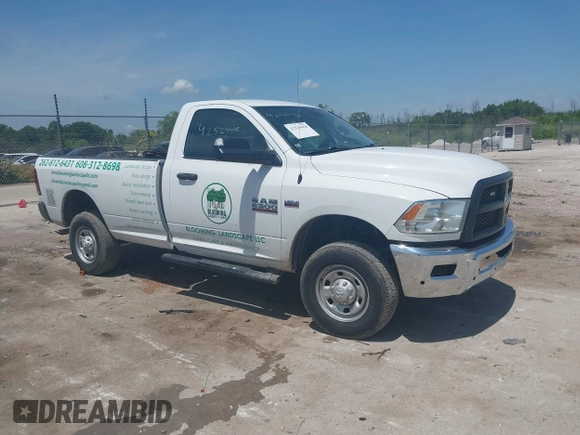2018 Ram 2500 Tradesman with VIN 3C6LR5AT1JG142094, listed as a IAAI auction lot 42524458 with 201,706 mi miles and . Bid and sale history available at DreamBid. Image 1.