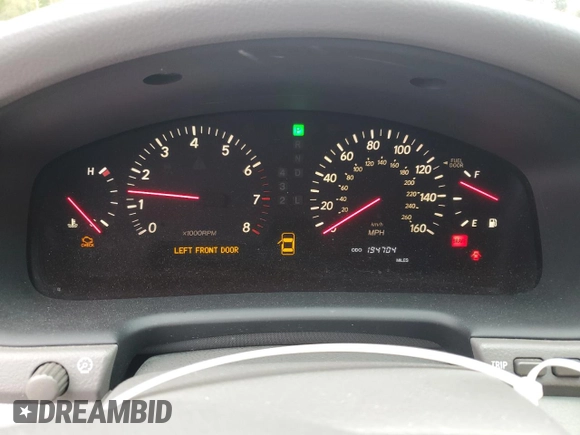 2002 Lexus LS 430 with VIN JTHBN30F120075551, listed as a Copart auction lot 52411405 with 194,704 mi miles and Salvage Title. Bid and sale history available at DreamBid. Image 9.