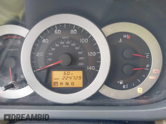 2010 Toyota RAV4 with VIN 2T3ZF4DV9AW026161, listed as a IAAI auction lot 42487735 with 224,729 mi miles and . Bid and sale history available at DreamBid. Image 7.