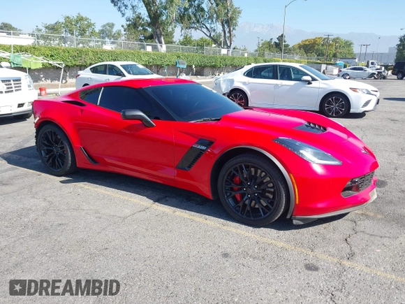 2016 Chevrolet Corvette Z06 3LZ with VIN 1G1YU2D62G5609288, listed as a IAAI auction lot 42498445 with 55,696 mi miles and . Bid and sale history available at DreamBid. Image 1.