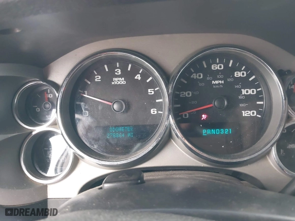 2007 Chevrolet Silverado 1500 LT w/1LT with VIN 3GCEK13C07G528221, listed as a IAAI auction lot 41510443 with 278,864 mi miles. Bid and sale history available at carsss.com. Image 7.