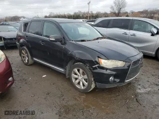 2010 Mitsubishi Outlander GT with VIN JA4JT5AX1AZ014100, listed as a Copart auction lot 85090004 with 221,802 mi miles and Salvage Title. Bid and sale history available at carsss.com. Image 4.