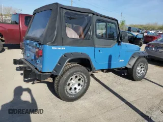 1995 Jeep Wrangler S z VIN 1J4FY19P8SP300768, wystawiony jako Copart lot #54414255 z przebiegiem 199 044 mil mil oraz Szkoda całkowita • Salvage title. Historia ofert i sprzedaży dostępna na DreamBid. Obrazek 3.