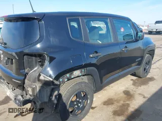 2017 Jeep Renegade Sport with VIN ZACCJBAB2HPG36611, listed as a IAAI auction lot 41795715 with 155,644 mi miles and . Bid and sale history available at carsss.com. Image 4.