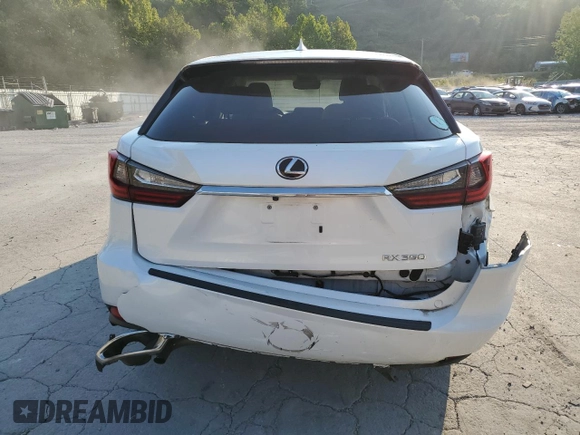 2021 Lexus RX with VIN 2T2AZMDA4MC269565, listed as a Copart auction lot 67947954 with 43,780 mi miles and Salvage Title. Bid and sale history available at carsss.com. Image 6.