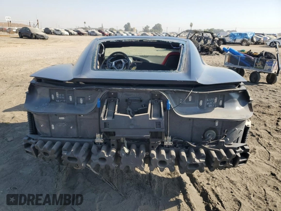 2017 Chevrolet Corvette Z06 1LZ with VIN 1G1YN2D64H5606942, listed as a Copart auction lot 68897834 with 0 mi miles and Salvage Title. Bid and sale history available at carsss.com. Image 10.