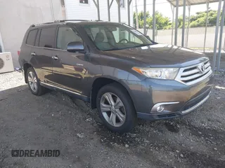 2013 Toyota Highlander Limited with VIN 5TDDK3EH2DS272953, listed as a IAAI auction lot 42582802 with 144,482 mi miles and . Bid and sale history available at DreamBid. Image 1.