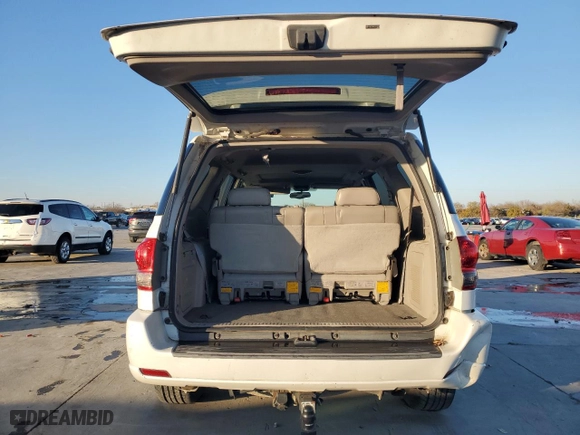 2006 Toyota Sequoia Limited with VIN 5TDZT38A76S274234, listed as a Copart auction lot 85600834 with 177,923 mi miles and Salvage Title. Bid and sale history available at carsss.com. Image 6.