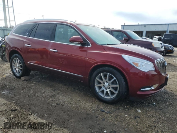 2015 Buick Enclave Leather with VIN 5GAKVBKD0FJ306335, listed as a Copart auction lot 50154635 with 138,239 mi miles and Salvage Title. Bid and sale history available at carsss.com. Image 4.