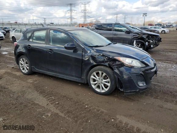 2010 Mazda Mazda3 s Sport with VIN JM1BL1H65A1274790, listed as a Copart auction lot 46900385 with 138,417 mi miles and Salvage Title. Bid and sale history available at carsss.com. Image 4.