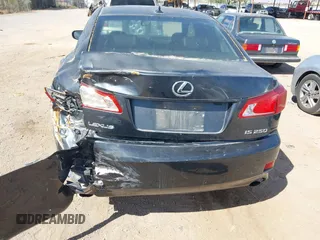 2009 Lexus IS with VIN JTHBK262995088777, listed as a IAAI auction lot 41908060 with 174,386 mi miles. Bid and sale history available at carsss.com. Image 6.