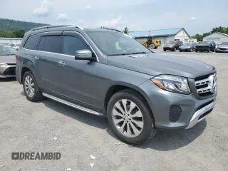 2017 Mercedes-Benz GLS 450 with VIN 4JGDF6EE1HA895474, listed as a Copart auction lot 64777564 with 98,525 mi miles and Salvage Title. Bid and sale history available at DreamBid. Image 4.