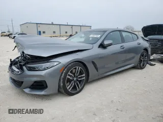 2024 BMW 8 Series 840i with VIN WBAGV4C09RCP54722, listed as a Copart auction lot 41497145 with 10,254 mi miles and Salvage title. Bid and sale history available at DreamBid. Image 1.
