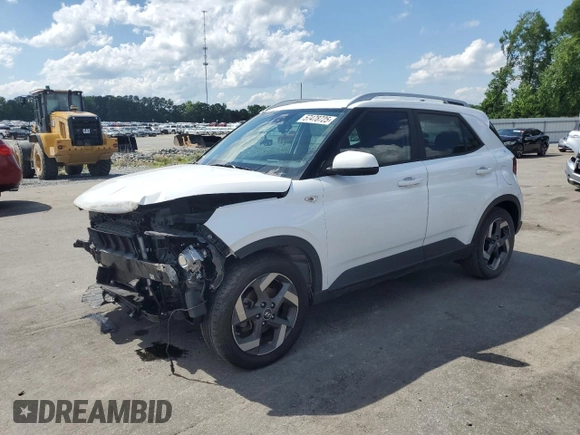 2021 Hyundai Venue Denim with VIN KMHRC8A38MU064478, listed as a Copart auction lot 57478725 with 57,161 mi miles and Salvage title. Bid and sale history available at DreamBid. Image 1.
