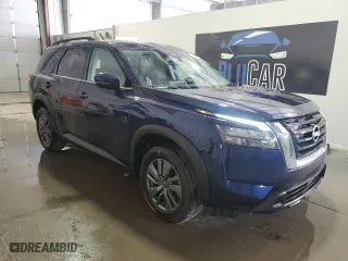 2024 Nissan Pathfinder SV with VIN 5N1DR3BA2RC283684, listed as a Copart auction lot 54403005 with 25,647 mi miles and Clean Title. Bid and sale history available at carsss.com. Image 4.