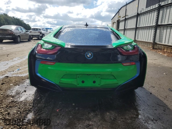 2015 BMW i8 with VIN WBY2Z2C50FV392974, listed as a Copart auction lot 72072684 with 116,474 mi miles and Salvage Title. Bid and sale history available at carsss.com. Image 6.