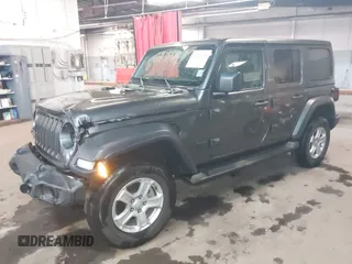 2022 Jeep Wrangler Unlimited Willys with VIN 1C4HJXDN9NW144374, listed as a IAAI auction lot 42325098 with 10,948 mi miles and . Bid and sale history available at DreamBid. Image 17.
